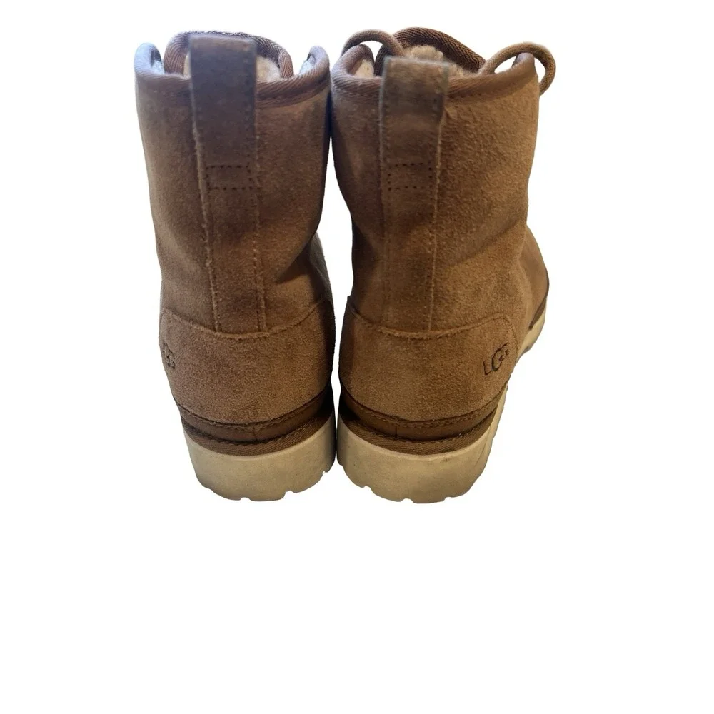 UGG Harkland Waterproof Chestnut men's boots 1106671 suede upper size 9